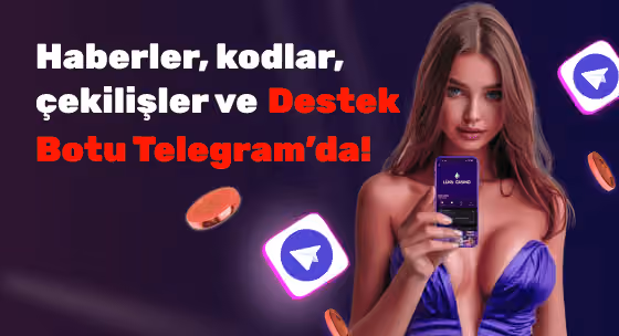 Haberler, kodlar, çekilişler ve Destek Botu Telegramda: telefon tutan kadın