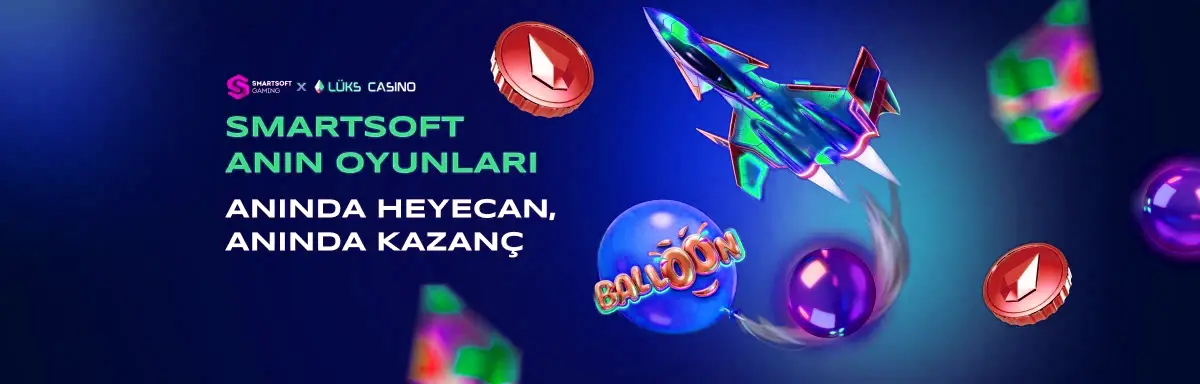 SmartSoft Anın Oyunları afişi: neon jet ve Balloon balonu